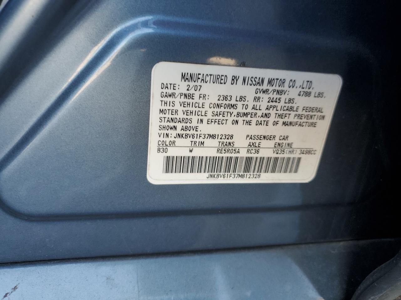 INFINITI G35 Image 4