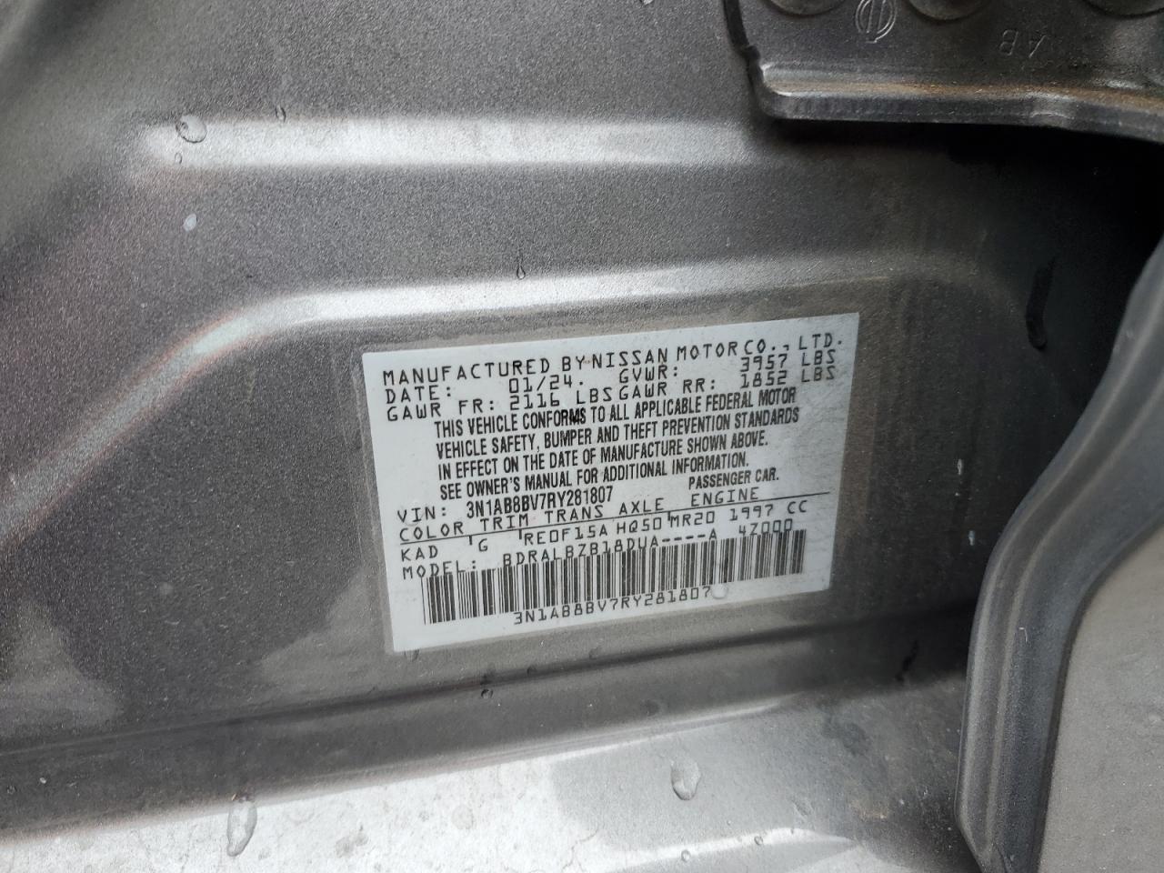 Nissan Sentra S Image 7