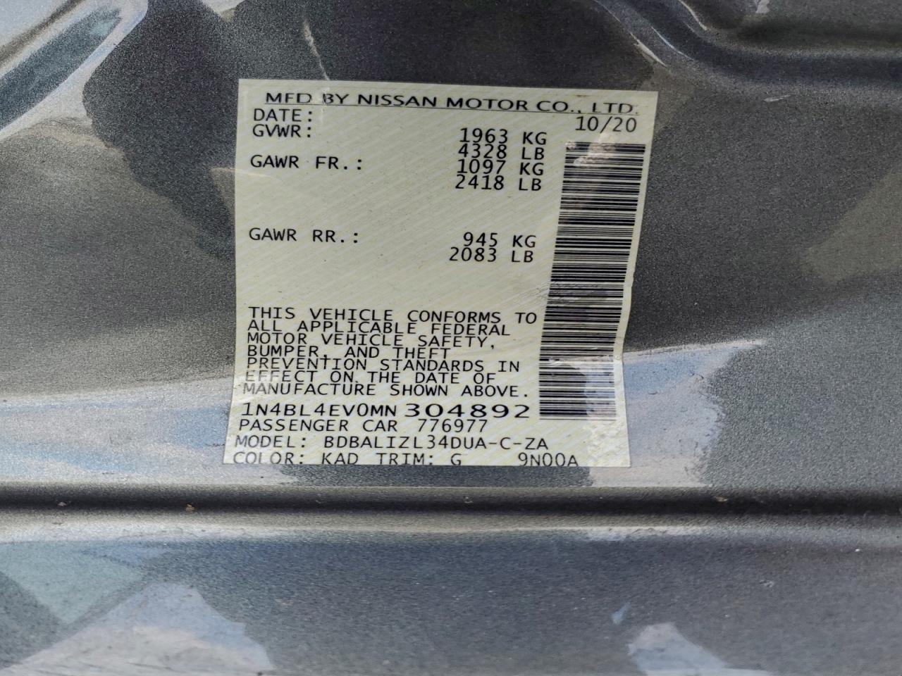 Nissan Altima Sl Image 11