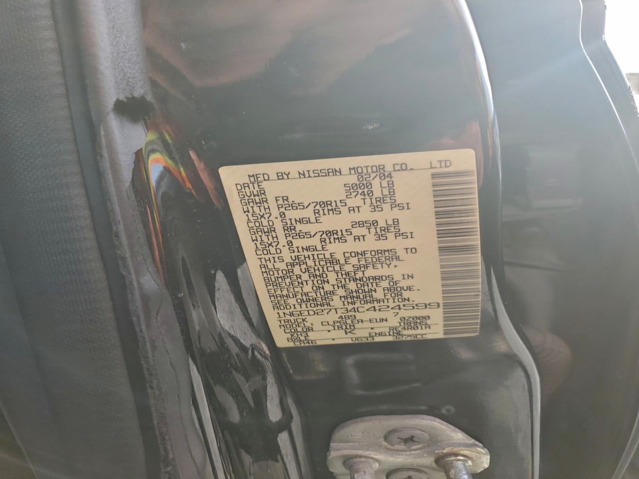 Nissan Frontier Crew Cab Xe V6 Image 9