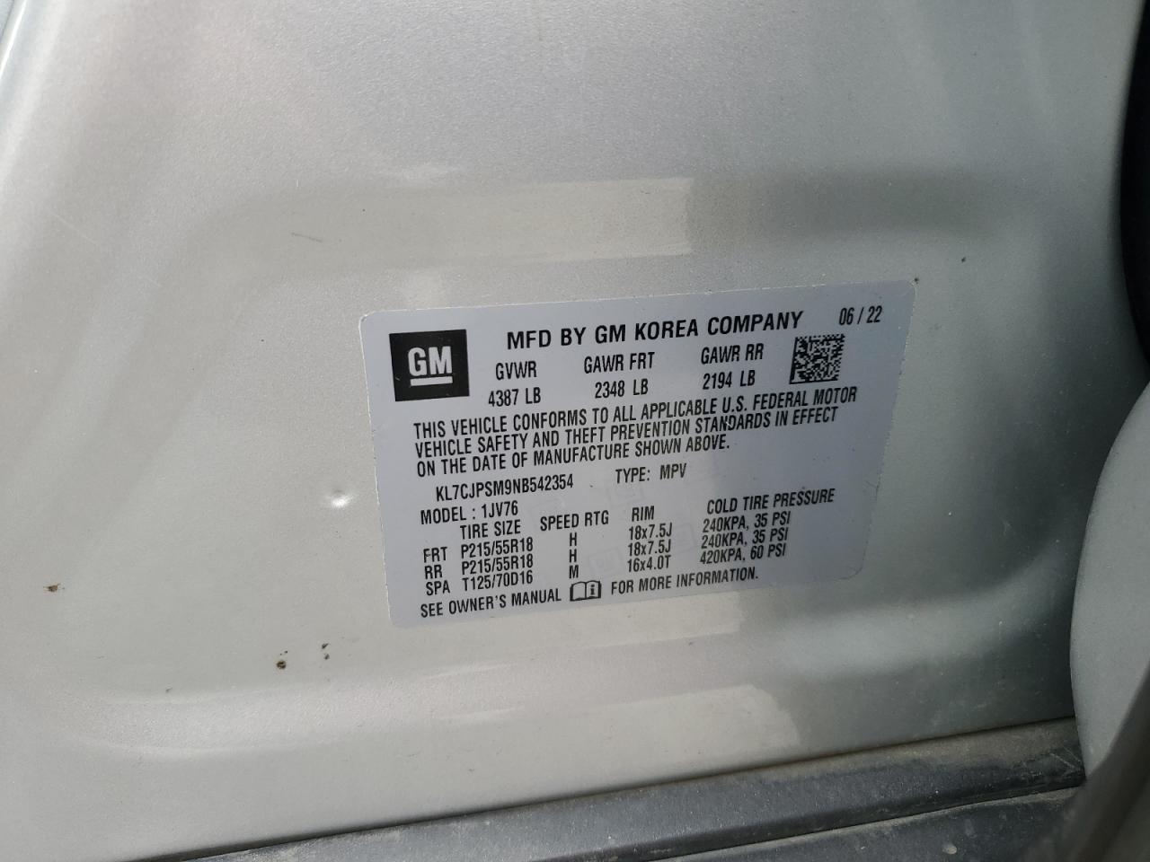 Chevrolet Trax 1lt Image 13