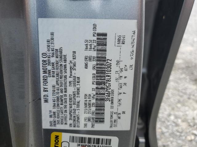 Ford Fusion S Image 8