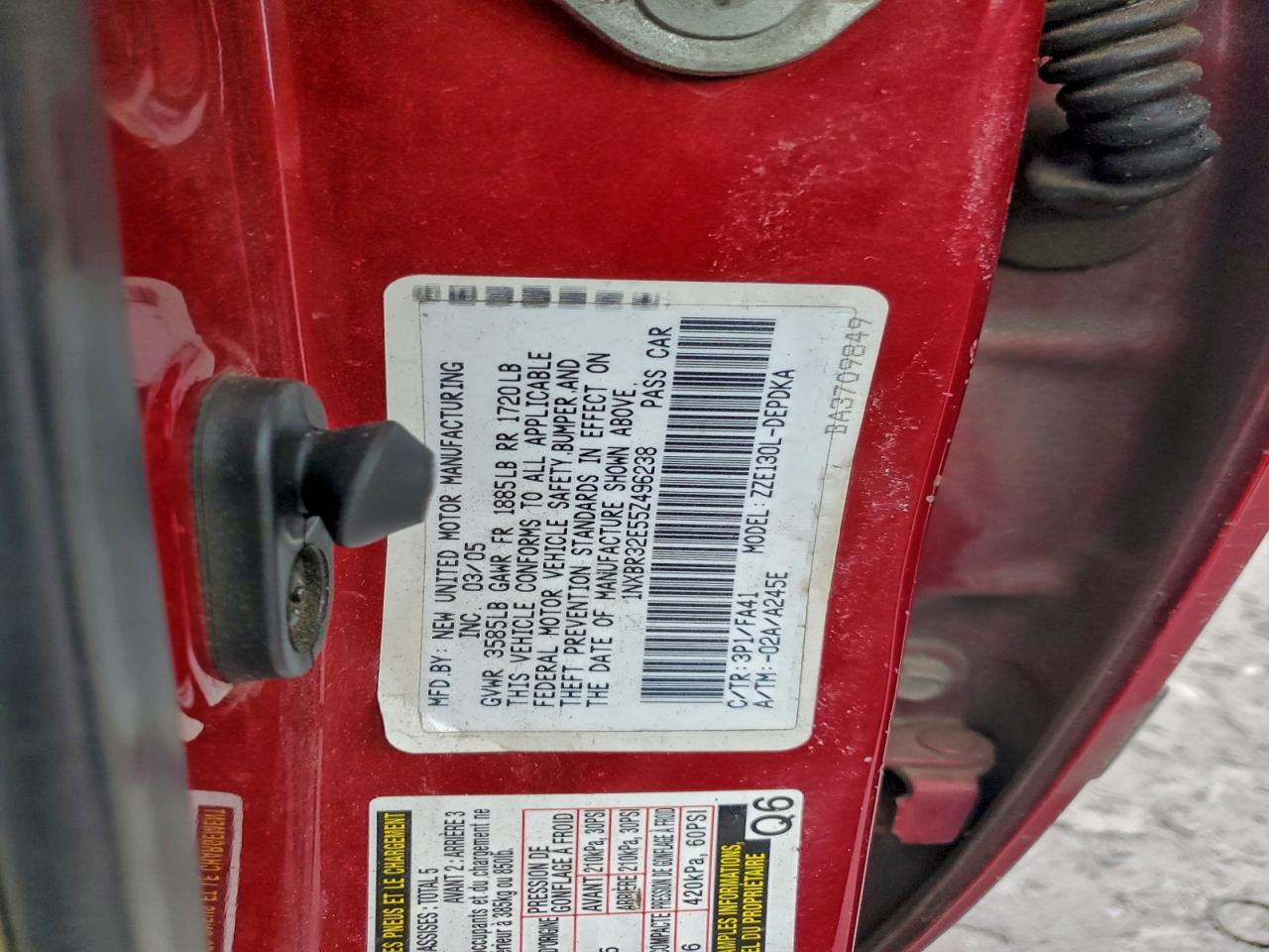 Toyota Corolla Ce Image 12