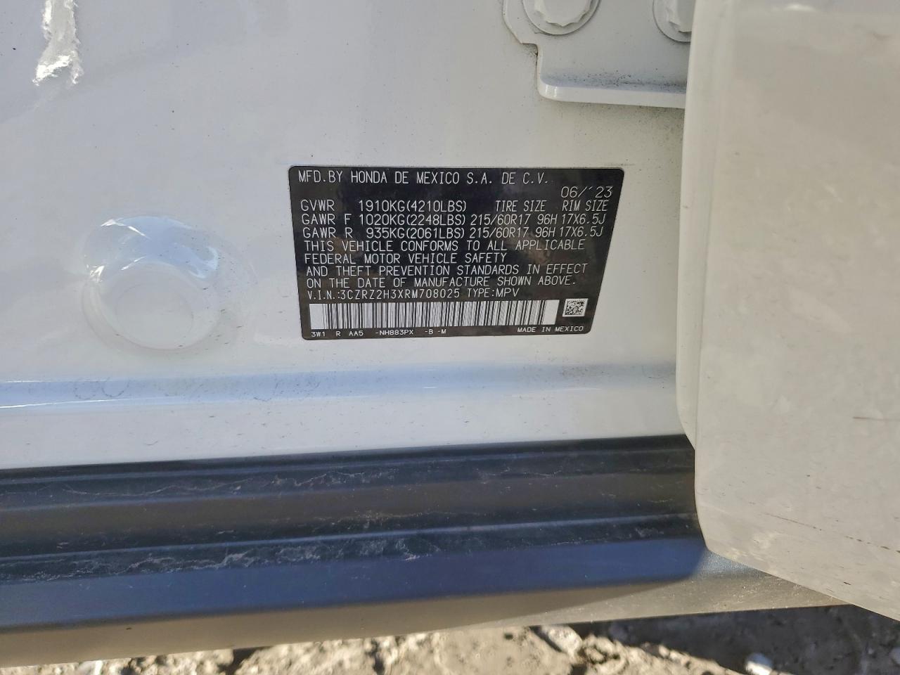 Honda HR-V Lx Image 11