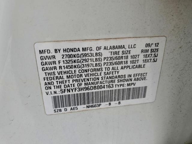 Honda Pilot Touring Image 2