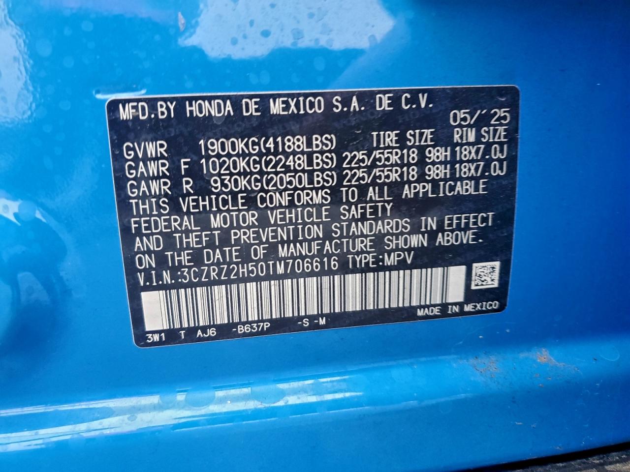 Honda HR-V Sport Image 5