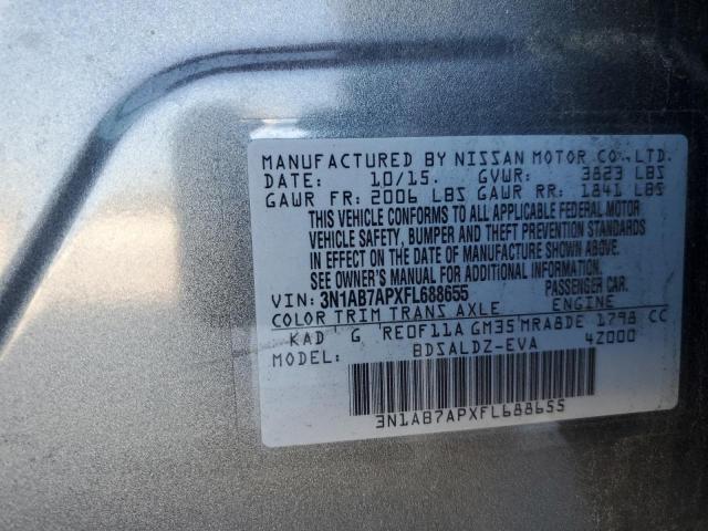 Nissan Sentra S Image 10