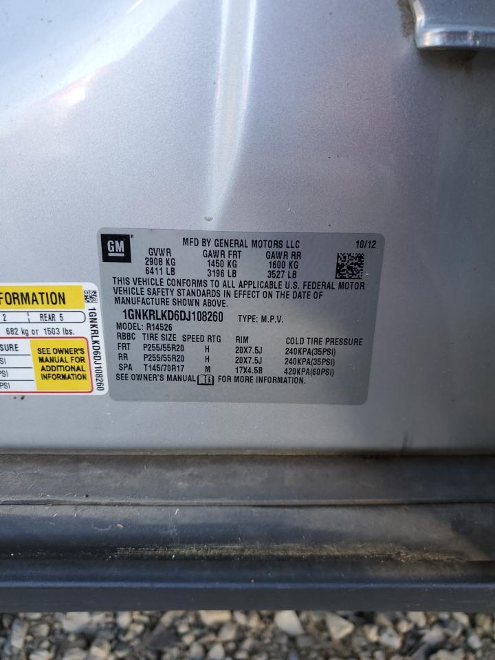 Chevrolet Traverse Ltz Image 12