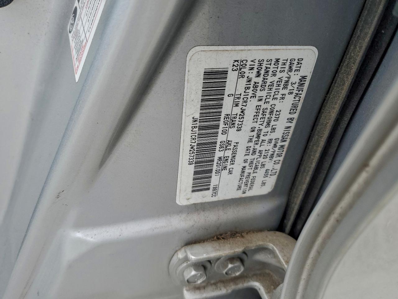 Nissan Rogue S Image 3